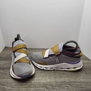 On Cloud CloudTec Cloudnova Wrap Women Size 7.5 Rasin Lavender Gray Shoes